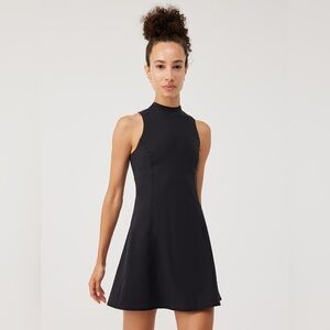 NWOT Outdoor Voices Zoom Bloom Dress in Black size XS